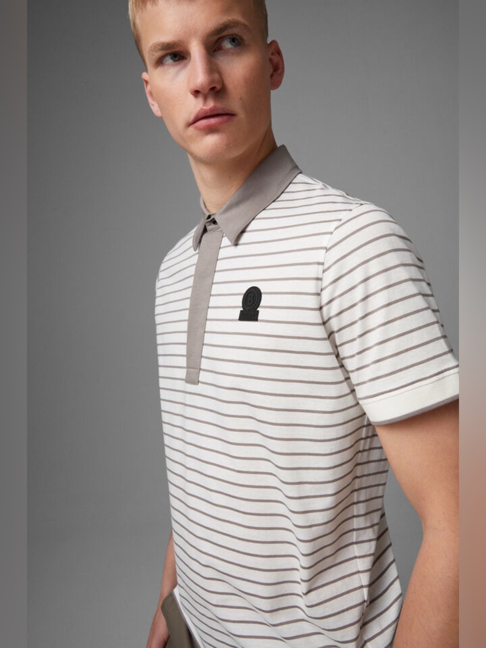 BOGNER ‘Duncan’ Striped Polo Shirt 100% Cotton